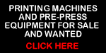 Printing Machines for sale and wanted